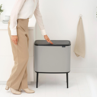 Kosz Brabantia Bo Touch Bin 23+11 l Soft Grey - 6
