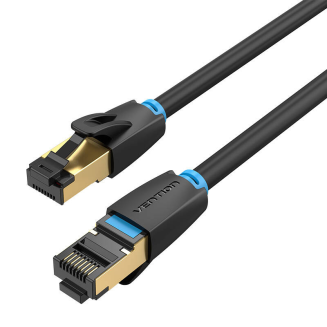 Kabel VENTION IKABF Cat.8 1m (czarny) - 5