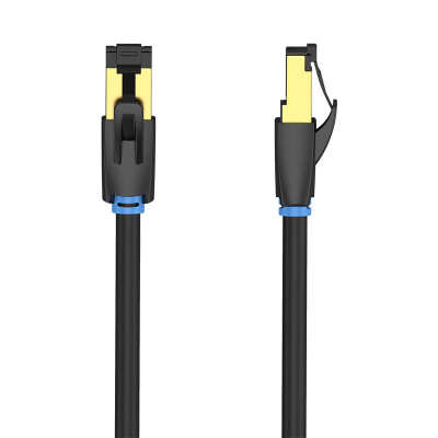 Kabel VENTION IKABF Cat.8 1m (czarny)