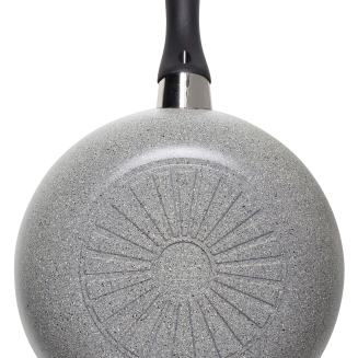 Wok granitowy indukcyjny Ballarini Ferrara - 28 cm - 3