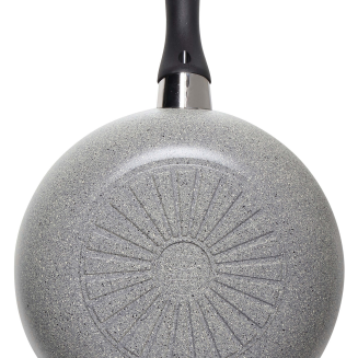 Wok granitowy indukcyjny Ballarini Ferrara - 28 cm - 3