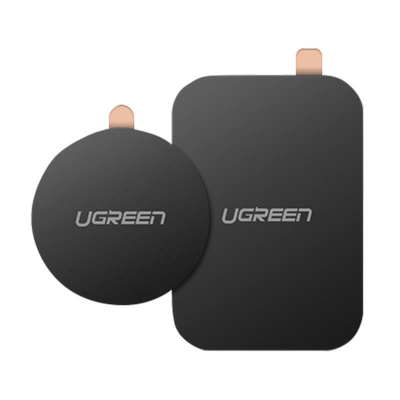 Płytka montażowa UGREEN LP123 do uchwytu magnetycznego 2szt (czarna)