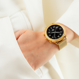 Smartwatch Gravity Złoty Pasek i Bransoleta GT5-3 - 3