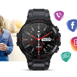 Smartwatch GIEWONT Czarny GW430-1 - 6