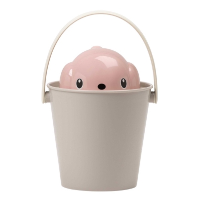 Pojemnik na suchą karmę United Pets Crock różowo-szary