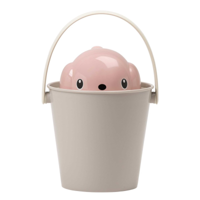 Pojemnik na suchą karmę United Pets Crock różowo-szary