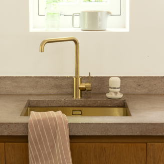Szczotka do mycia naczyń z dozownikiem na płyn Brabantia SinkSide Soft Beige - 10