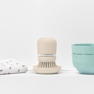 Szczotka do mycia naczyń z dozownikiem na płyn Brabantia SinkSide Soft Beige - 8