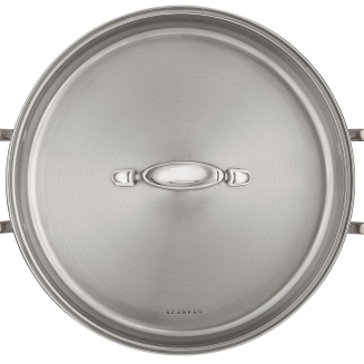 Patelnia stalowa Scanpan Impact 32 cm z pokrywą i dwoma uchwytami - 3