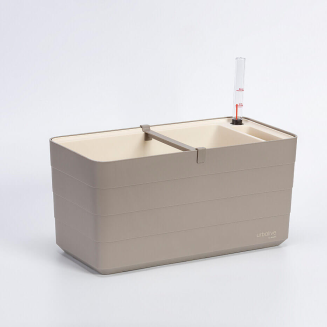 PLASTIA BERBERIS Donica samonawadniająca prostokątna 40x20 cm jasnoszary - 2