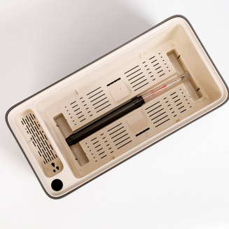 PLASTIA BERBERIS Donica samonawadniająca prostokątna 40x20 cm jasnoszary - 3