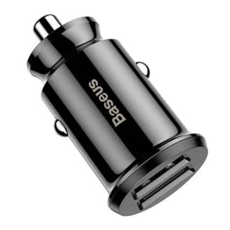 BASEUS Grain Charger 3.1A 5V 2x USB (black) - 2