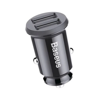 BASEUS Grain Charger 3.1A 5V 2x USB (black) - 4