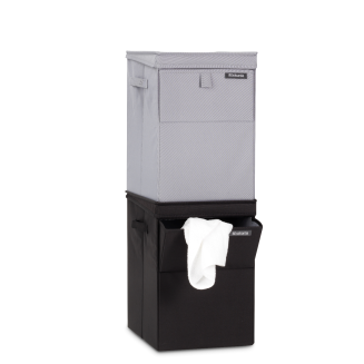 Modułowy kosz na pranie Brabantia ciemny szary 35l - 3
