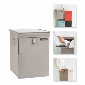 Modułowy kosz na pranie Brabantia ciemny szary 35l - 5