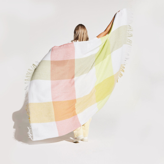 Koc Fatboy Colour Blend Blanket Clementine 130x185 cm | CENA SPRING SALE - 4