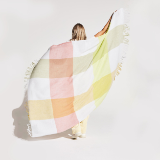 Koc Fatboy Colour Blend Blanket Clementine 130x185 cm | CENA SPRING SALE - 4