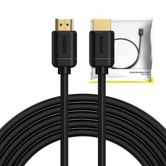 Kabel HDMI 2.0 Baseus, 4K 60Hz, 3D, HDR, 18Gbps, 5m (czarny) - 9