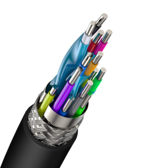 Kabel HDMI 2.0 Baseus, 4K 60Hz, 3D, HDR, 18Gbps, 5m (czarny) - 6