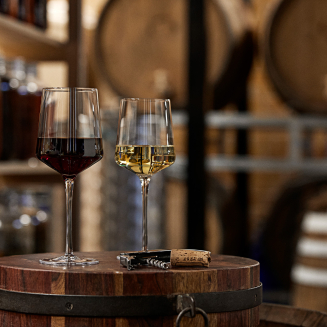  Set of 2 Zone Denmark Rocks white wine glasses 300 ml - 4