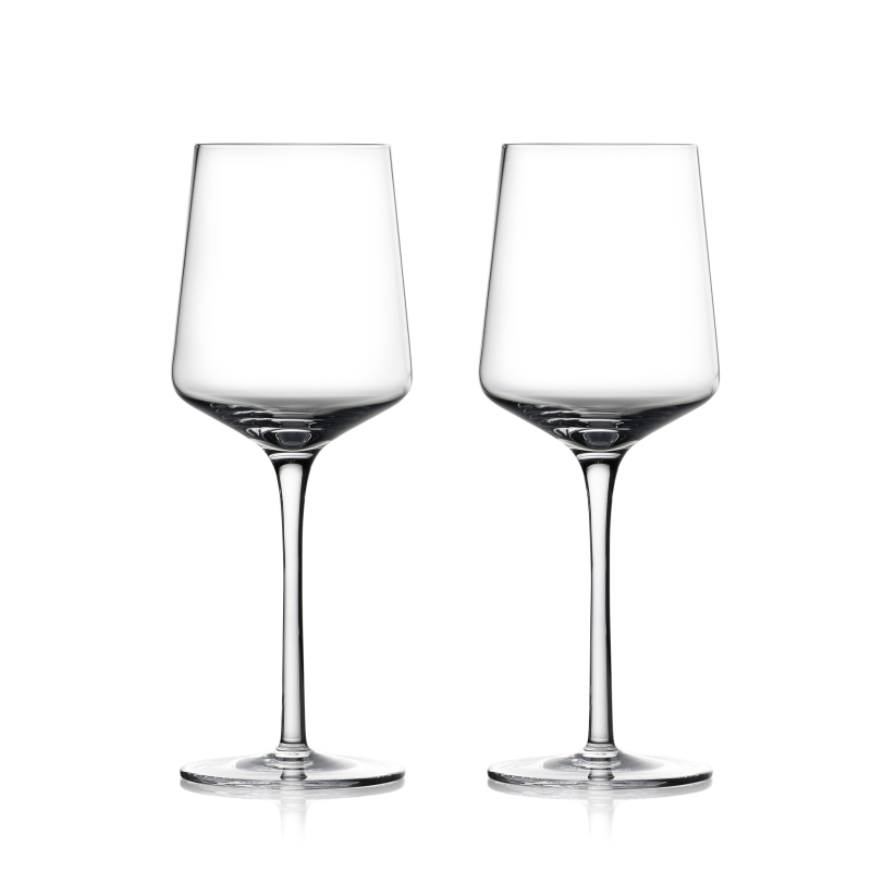  Set of 2 Zone Denmark Rocks white wine glasses 300 ml