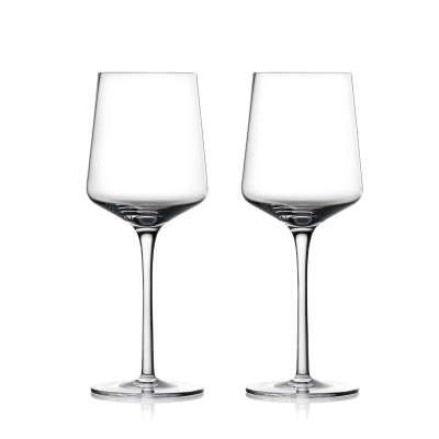  Set of 2 Zone Denmark Rocks white wine glasses 300 ml