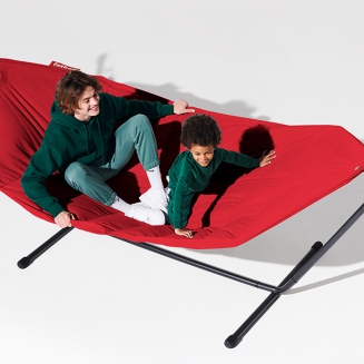  Fatboy Headdemock Superb Deluxe Red hammock with black stand - 9