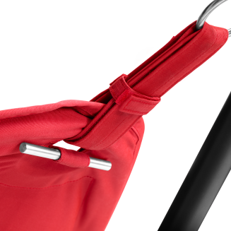  Fatboy Headdemock Superb Deluxe Red hammock with black stand - 5