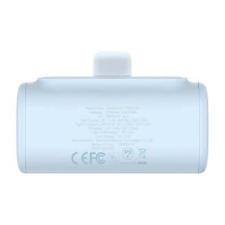 Powerbank BASEUS Compact IP 5000mAh 20W (niebieski) - 5