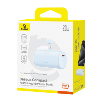 Powerbank BASEUS Compact IP 5000mAh 20W (niebieski) - 6