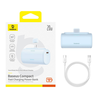 Powerbank BASEUS Compact IP 5000mAh 20W (niebieski) - 8