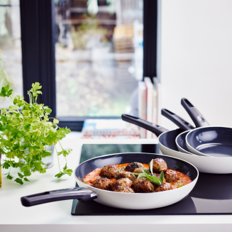 Patelnia głęboka z powłoką nieprzywierającą Brabantia Indu+ 28 cm z pokrywą - 5