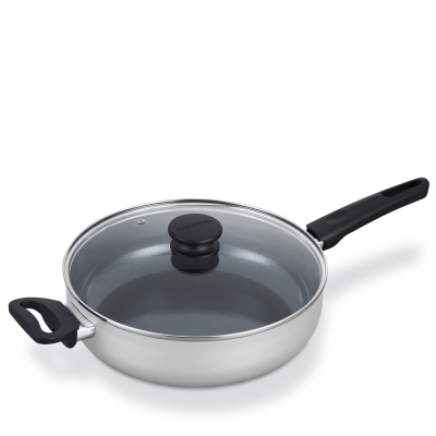Patelnia głęboka z powłoką nieprzywierającą Brabantia Indu+ 28 cm z pokrywą