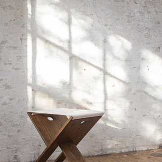 Stołek składany Mette Ditmer ROOTS Oak - 6