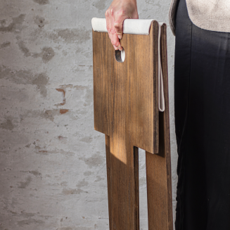 Stołek składany Mette Ditmer ROOTS Oak - 8