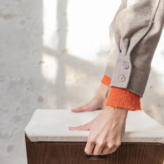 Stołek składany Mette Ditmer ROOTS Oak - 4