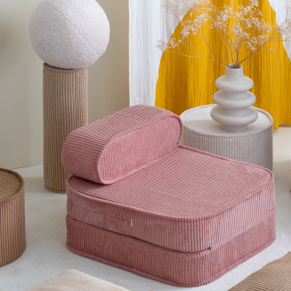 Rozkładany fotel dziecięcy Wigiwama Flip Chair Pink Mousse - 3