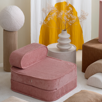 Rozkładany fotel dziecięcy Wigiwama Flip Chair Pink Mousse - 5