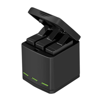 TELESIN Box 3-channel charger for GoPro Hero 5-8 +2 batteries - 2