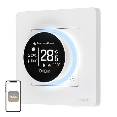 Termostat MOES ZHT-SR-GB ZigBee do ogrzewania elektrycznego