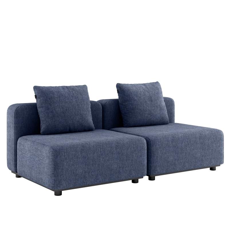 Sofa ogrodowa SACKit Cobana Lounge Sofa 2 Seater Kirra Indigo