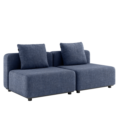  SACKit Cobana Lounge Sofa 2 Seater Kirra Indigo garden sofa