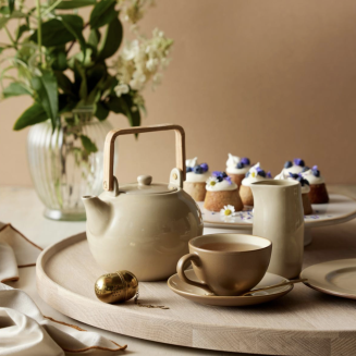 Dzbanek kamionkowy z sitkiem Bitz Dark blue 1.2l - 2