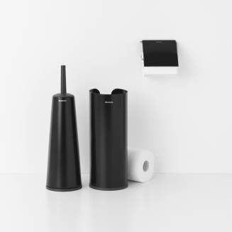 Zestaw 3 akcesoriów toaletowych Brabantia ReNew Matt Black - 2