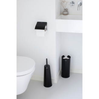 Zestaw 3 akcesoriów toaletowych Brabantia ReNew Matt Black - 3