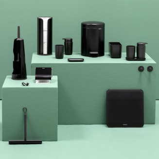 Zestaw 3 akcesoriów toaletowych Brabantia ReNew Matt Black - 8
