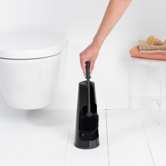 Zestaw 3 akcesoriów toaletowych Brabantia ReNew Matt Black - 4