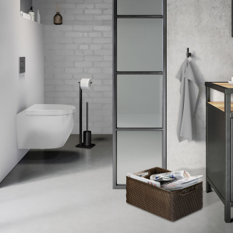 Wieszak na zapasowy papier toaletowy Zack Carvo czarny - 7