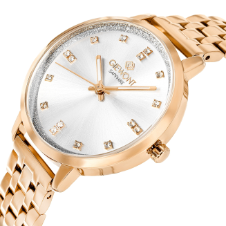 Zegarek Damski Giewont Sapphire Różowe Złoto GW7370-B3 - 2