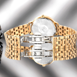 Zegarek Damski Giewont Sapphire Różowe Złoto GW7370-B3 - 8